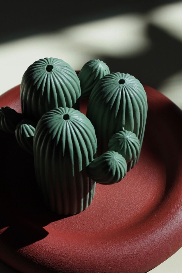 Acquired Taste Charming Cactus Incense Holder + Coaster #3
