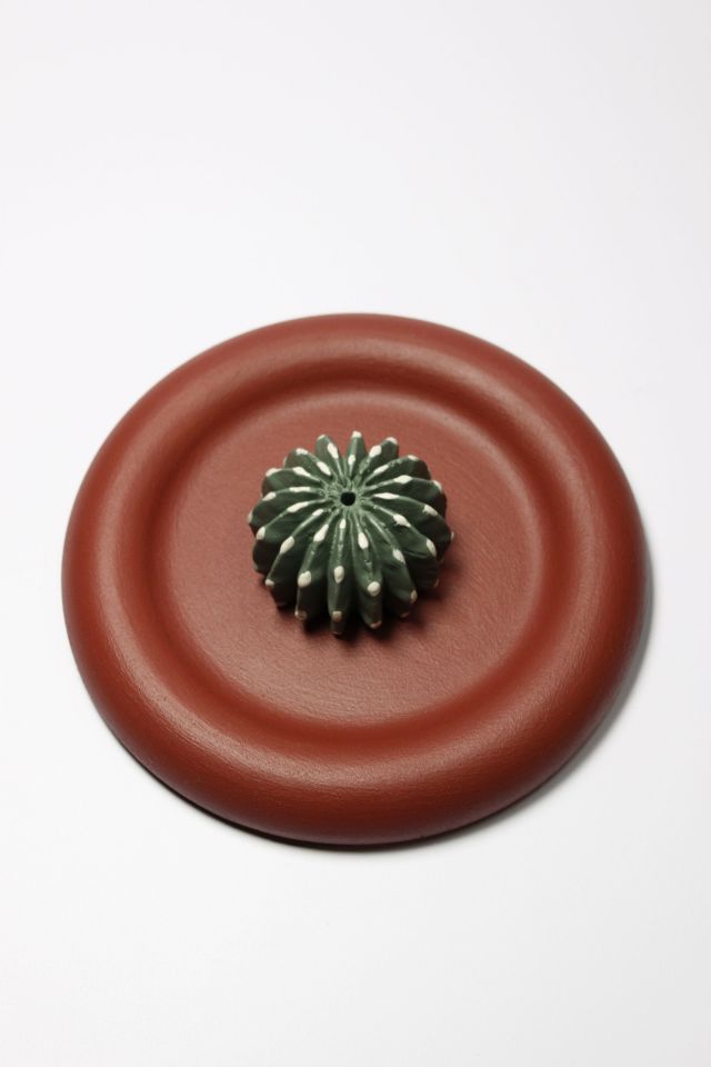 Acquired Taste Domino Cactus Incense Holder + Coaster #1