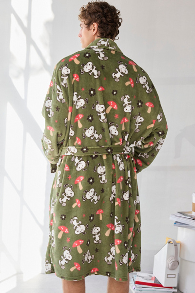 Snoopy & Mushroom Pattern Robe