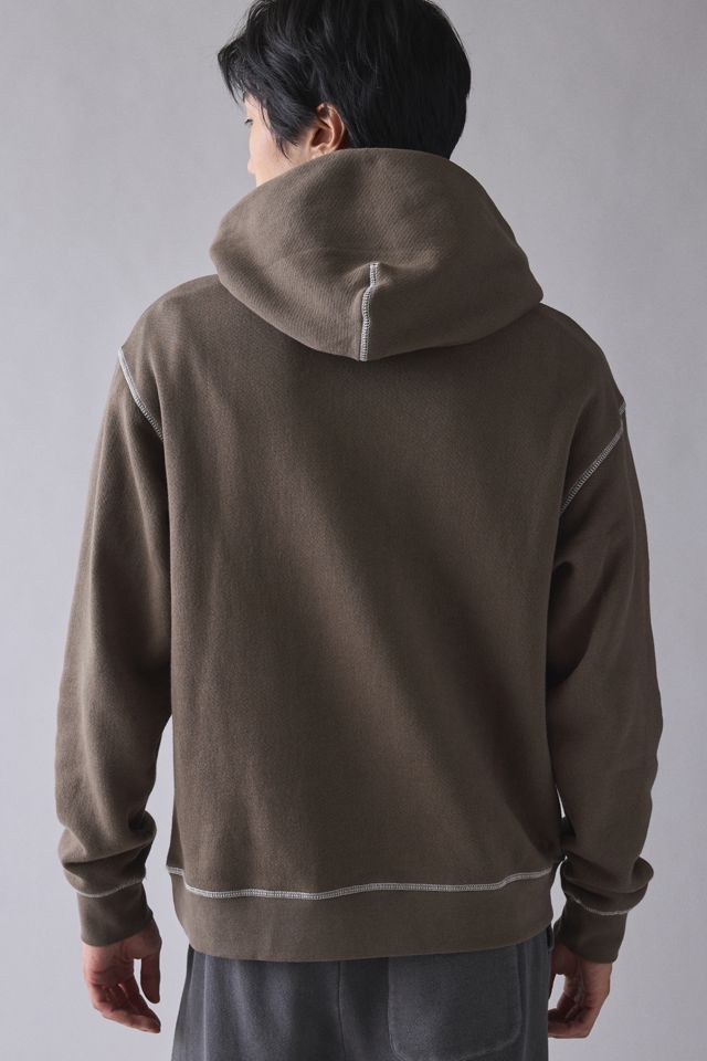 Museum Of Peace & Quiet Wordmark Reverse Stitched Hoodie Sweatshirt #2