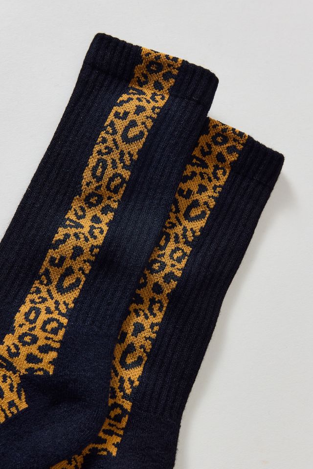 Mina Jacquard Knit Crew Sock #1
