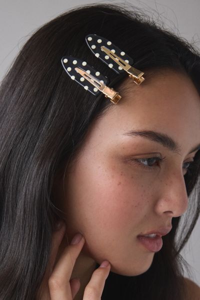 Patterned No Crease Hair Clip Set Product Page