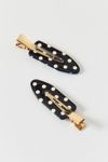 Patterned No Crease Hair Clip Set