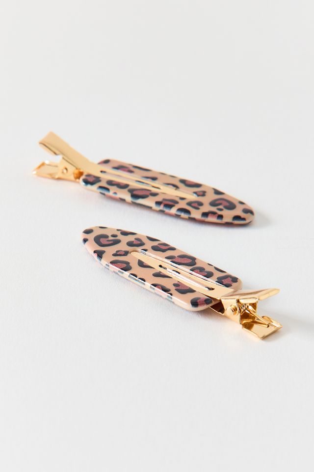 Patterned No Crease Hair Clips Set #1