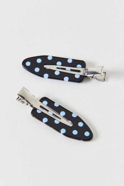 Patterned No Crease Hair Clip Set