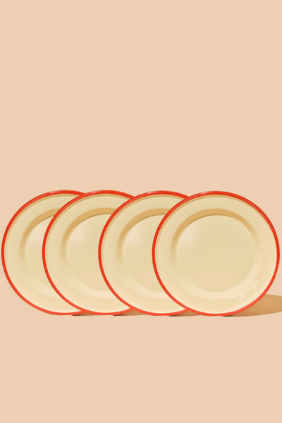 The Get Out Enamelware Plate Set | Urban Outfitters