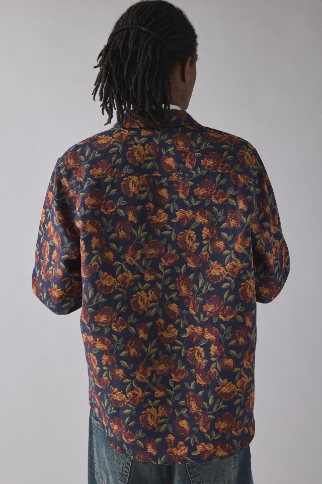 UO The Baggy Jacquard Dress Shirt #1