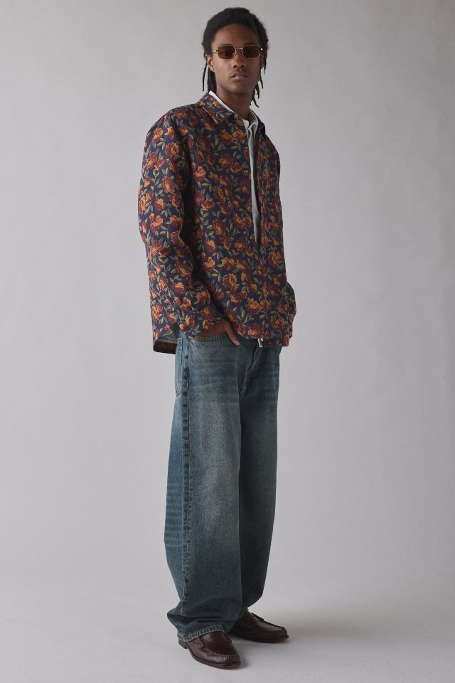 UO The Baggy Jacquard Dress Shirt #2