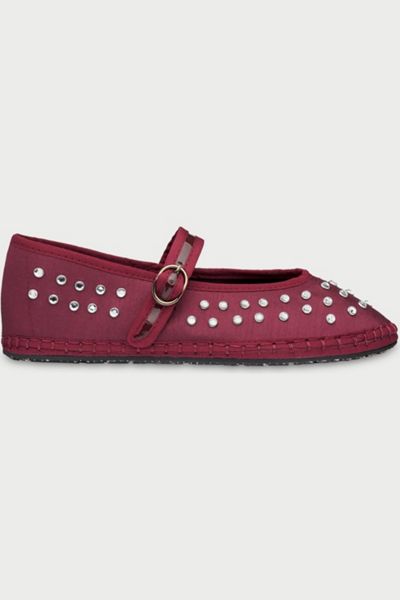 Flabelus Mae Studded Mary Jane Flat