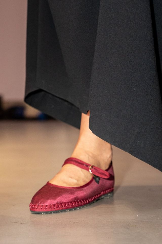 Flabelus Silk Mary Jane Flat #2