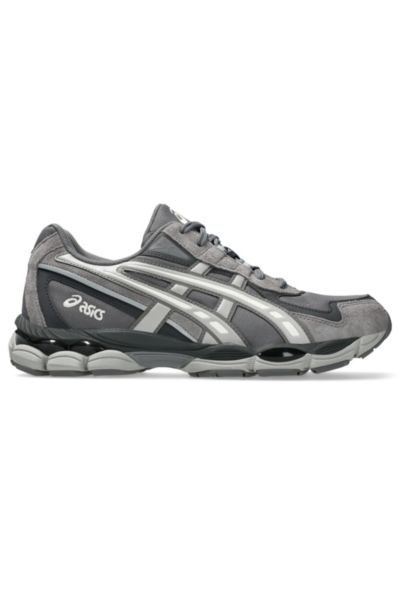Asics Mens Carbon Cement Grey Gel-nyc 2055 Mesh And Faux-leather Low-top Trainers In Brown