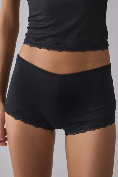 Out From Under Elise Lace Trim Cami + Micro Short PJ Set