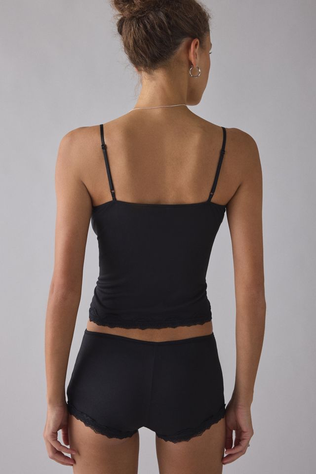 Ensemble pyjama camisole Elise à bordure de dentelle + micro-shorts Out From Under #3