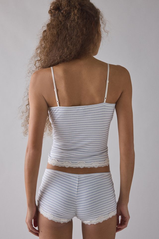 Out From Under Elise Lace Trim Cami + Micro Short PJ Set | Urban