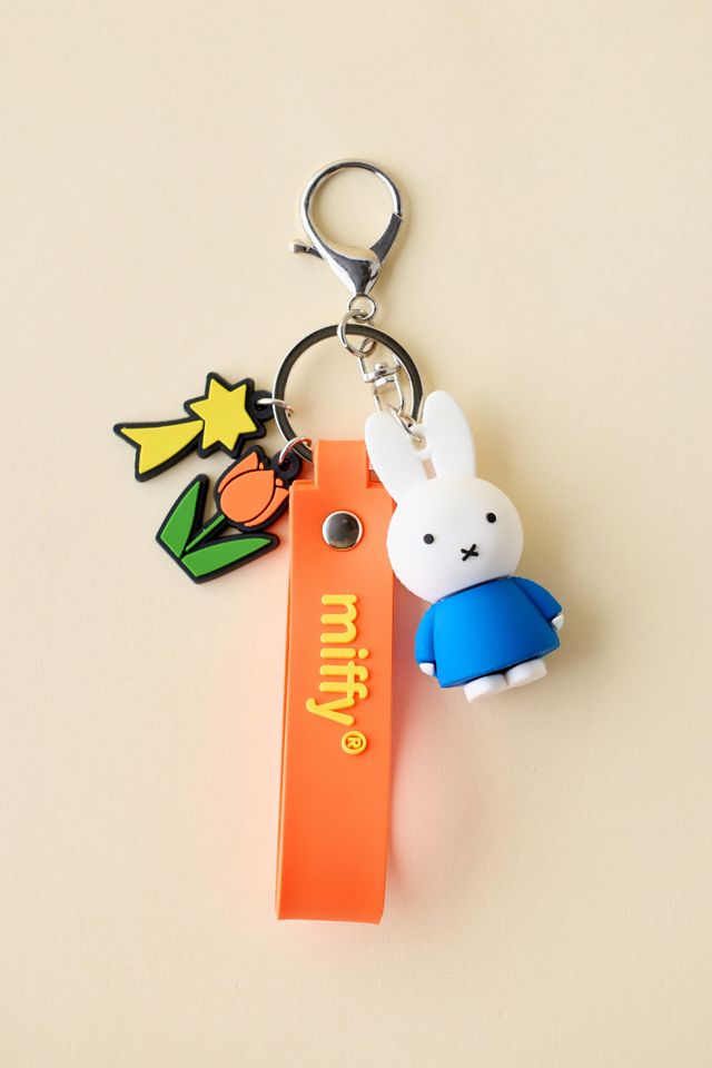 Porte-clés Lanière de Caractère 3D Miffy Fleur & Étoile #1