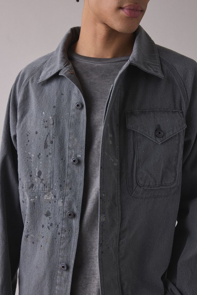 Veste Snow Peak teinte au soufre avec éclaboussures de peinture #3