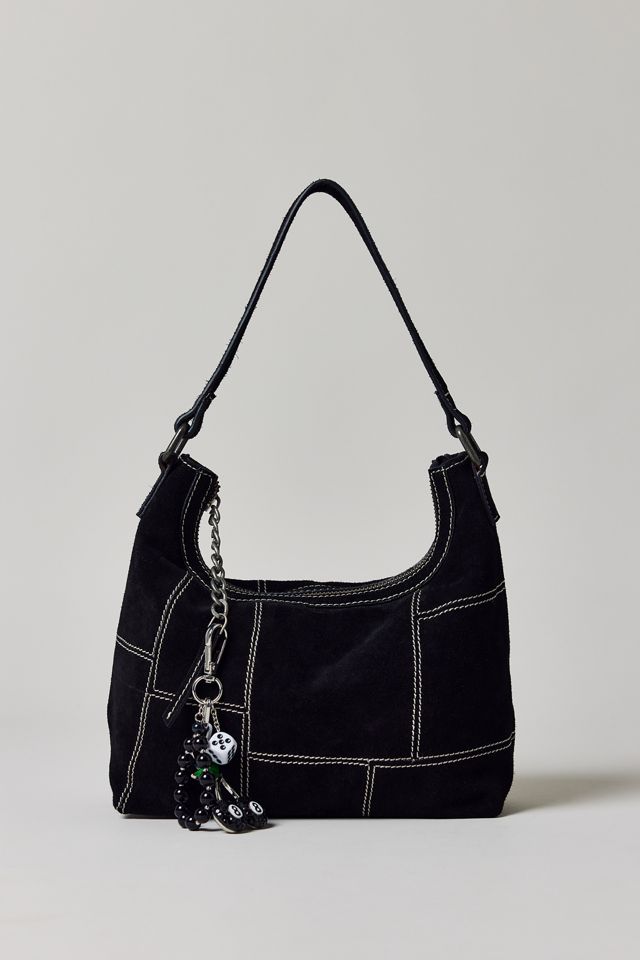 Silence + Noise Pop Stitch Suede Shoulder Bag #1