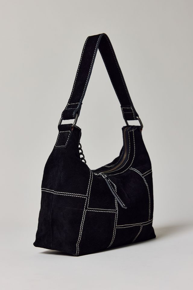 Silence + Noise Pop Stitch Suede Shoulder Bag #2