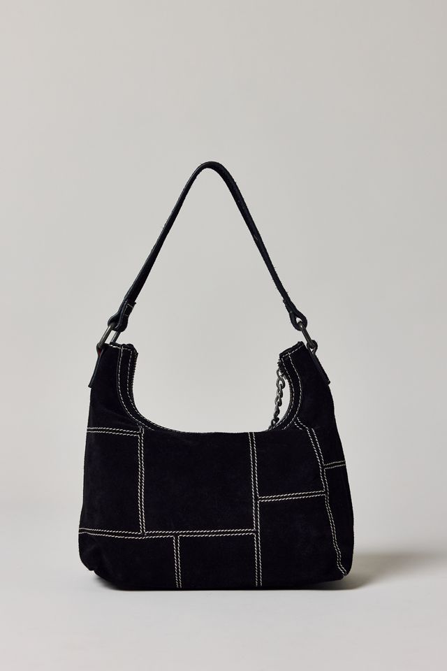 Silence + Noise Pop Stitch Suede Shoulder Bag #3