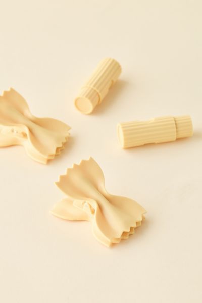 Urban Outfitters Snackaroni Pasta Shaped Bag Clip Set In Pasta At  In Neutral