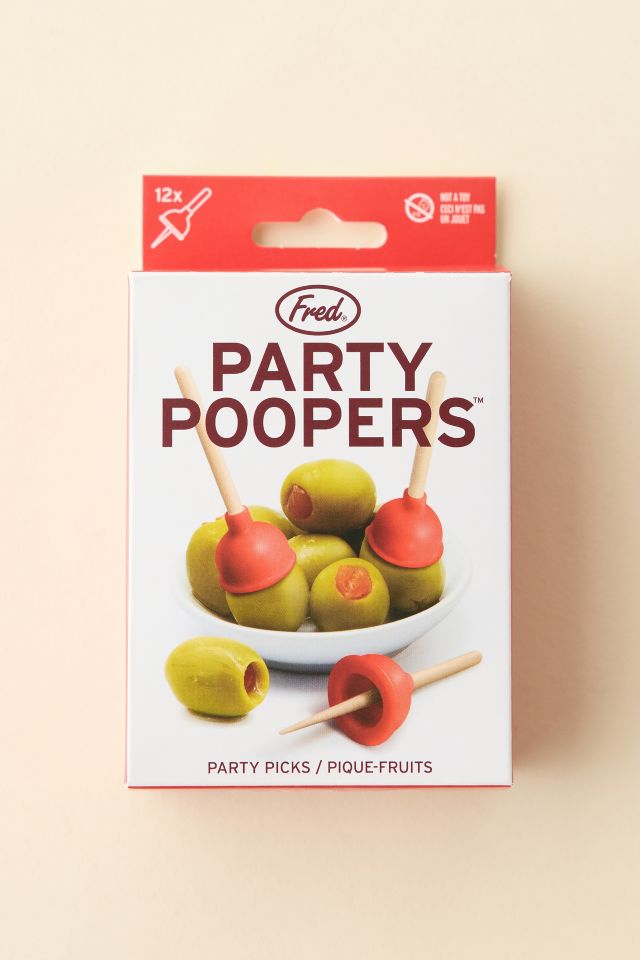 Fred & Friends Party Pooper Cocktail Pick Set #1