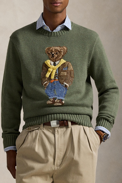 Polo Ralph Lauren Bear Logo Crew Neck Sweater