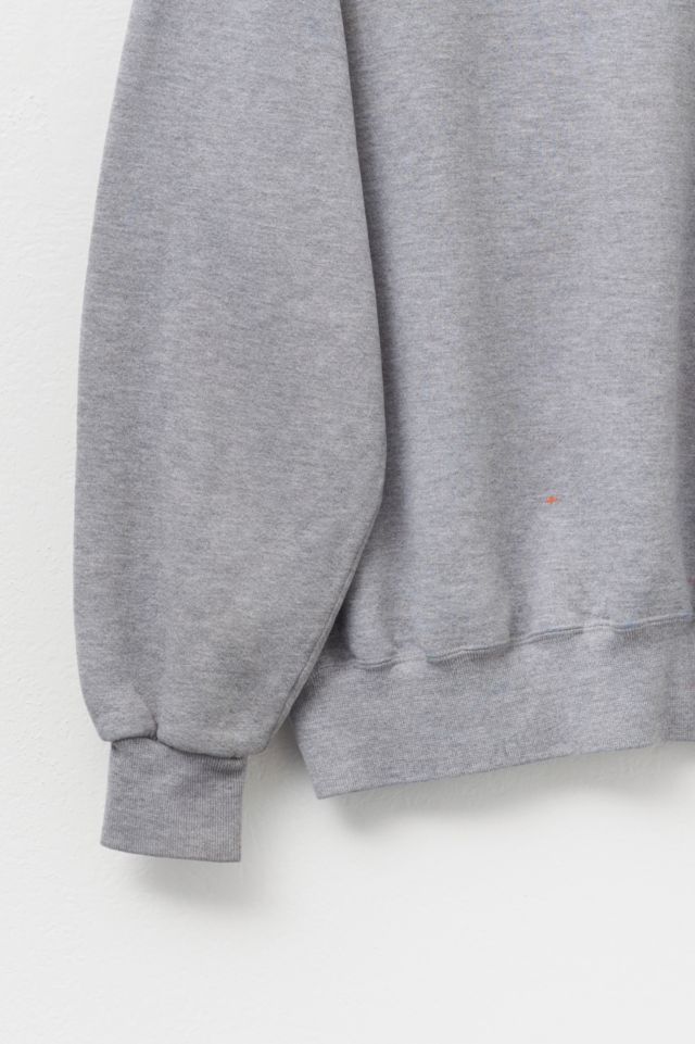 Vintage 1990s Russell Athletic Distressed Gray Crewneck Sweatshirt #3