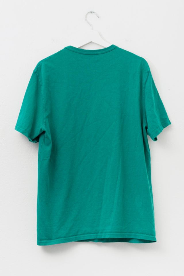 Vintage 1990s Distressed Champion Blue Green Cotton Logo T-Shirt #2