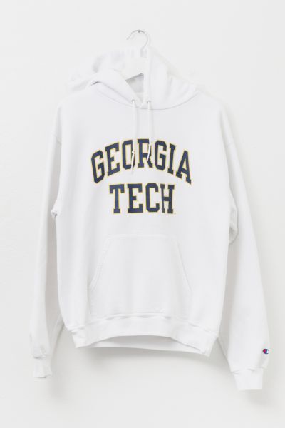 Vintage Y2K Champion Georgia Tech Spell Out Hoodie Sweatshirt