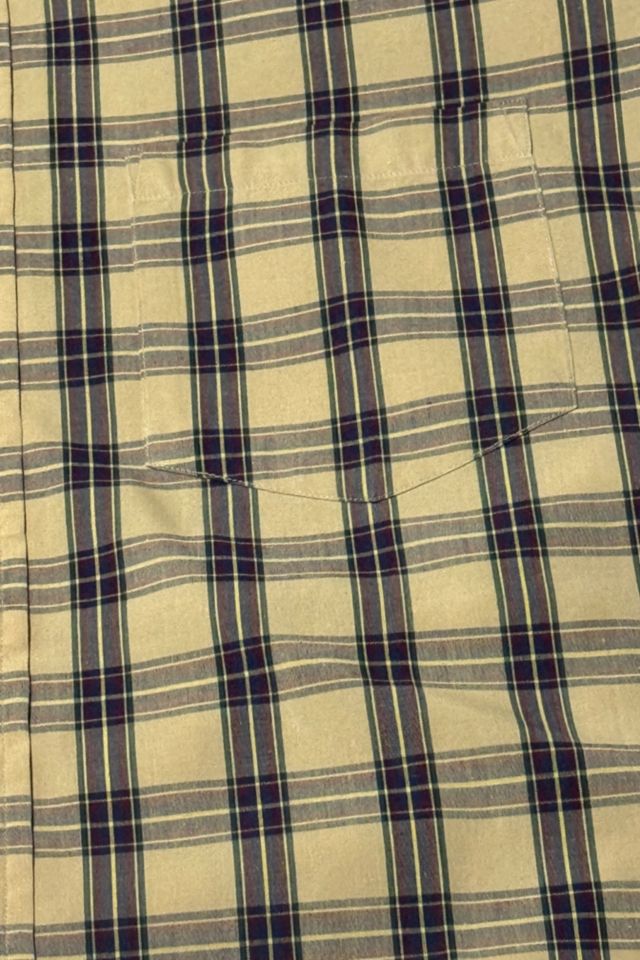 Vintage 1970's Eddie Bauer Combed Cotton Plaid Shirt #1