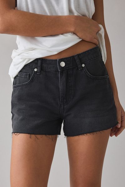 Mini-short en denim décontracté Oscar à ourlet coupé BDG