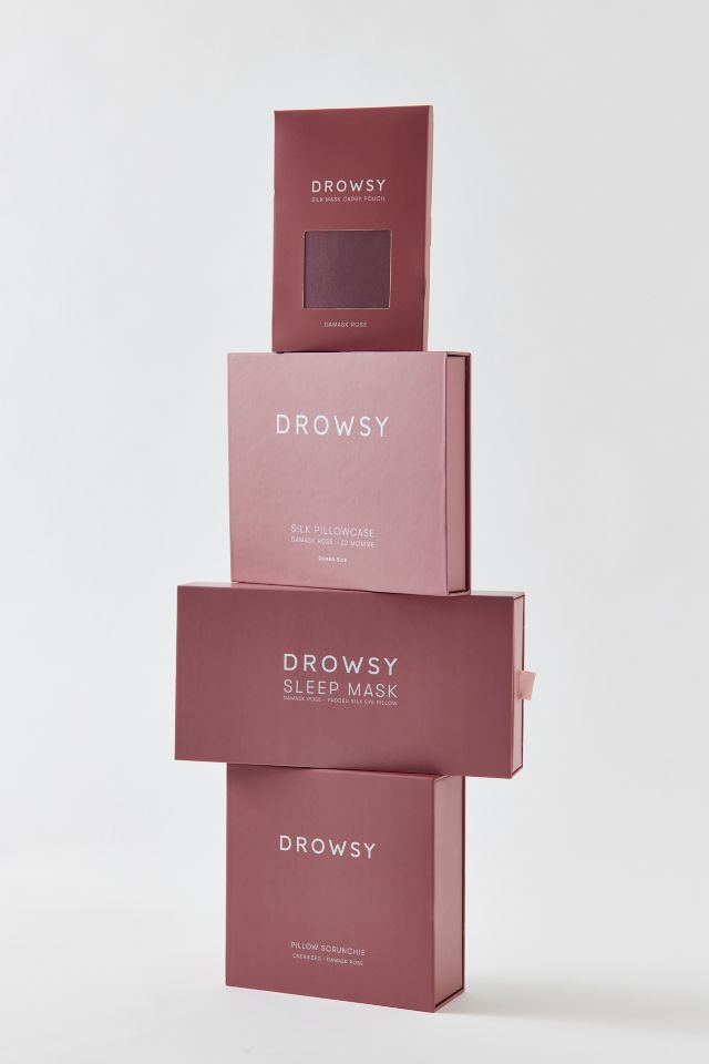 Drowsy Sleep Co. L'Ensemble de Sommeil en Soie New Rose #3