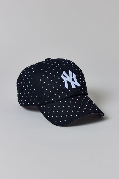 Mitchell & Ness Mlb New York Yankees Polka Dot Dad Hat In Black, Women's At Urban Outfitters In Black