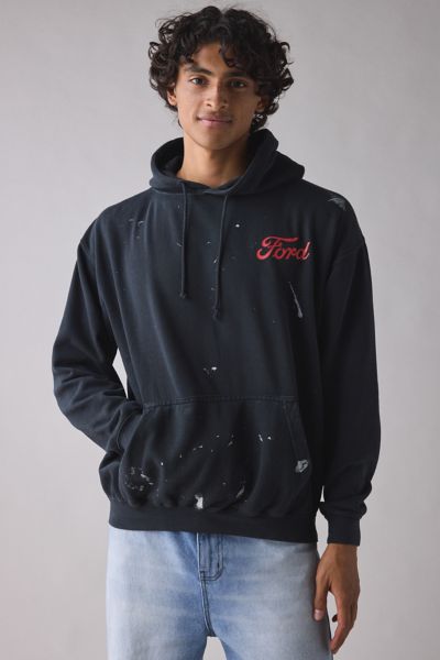 Ford Bronco Paint Splatter Logo Hoodie Sweatshirt