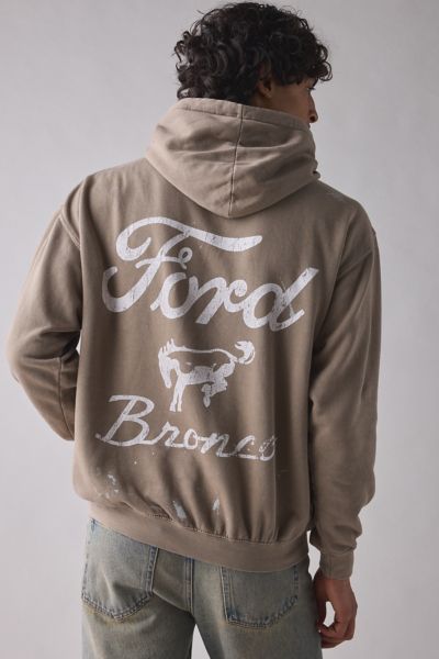 Ford Bronco Paint Splatter Logo Hoodie Sweatshirt | Urban