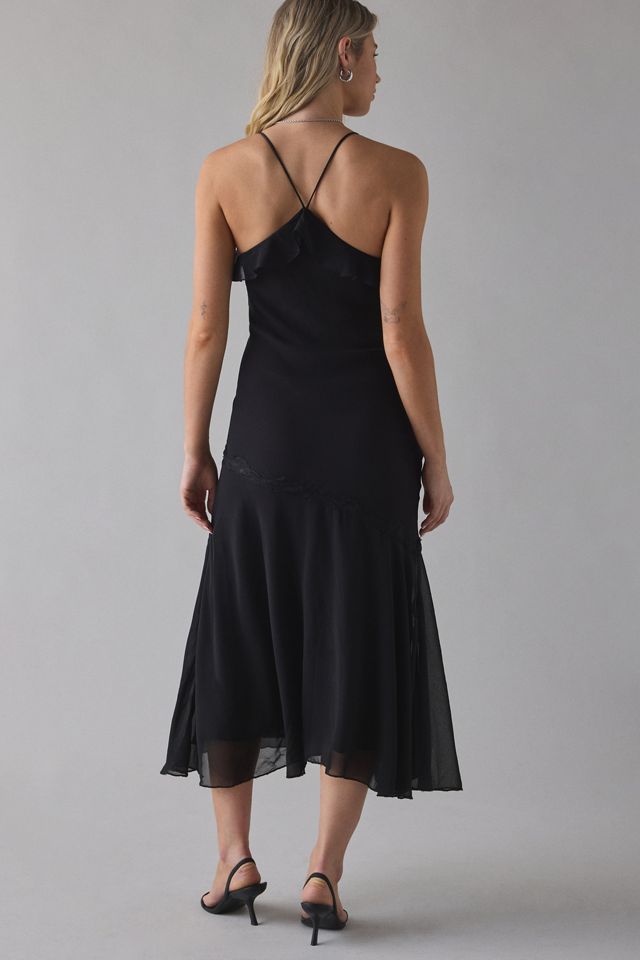 Robe midi à volants asymétrique Lost In Time Kimchi Blue #4