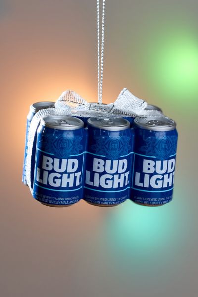 Urban Outfitters Budweiser Bud Light 6-pack Cans Ornament In Assorted At  In Blue