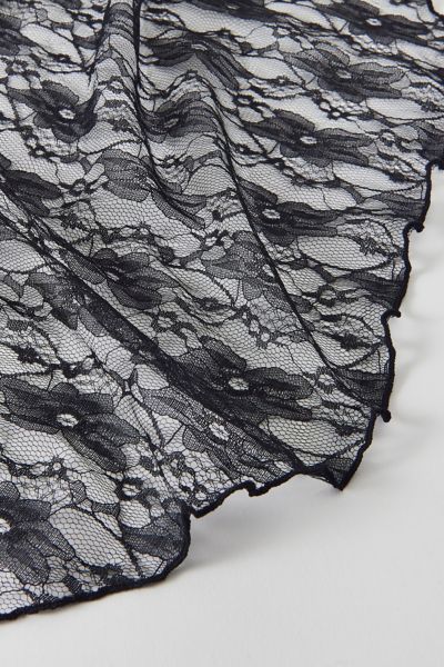 Sheer Lace Veil Headband