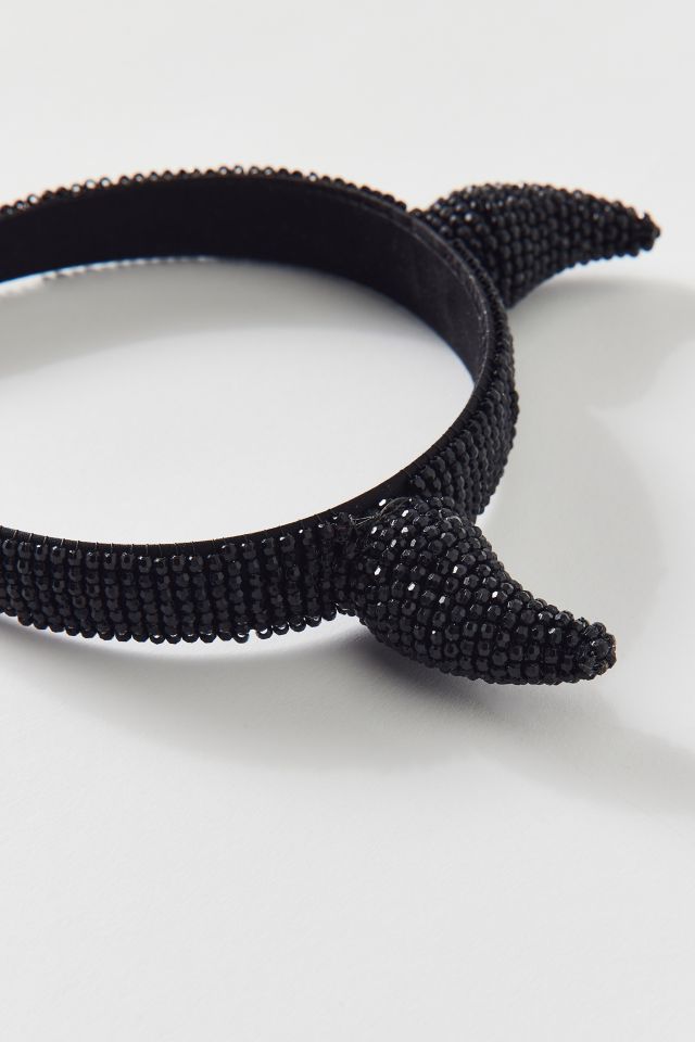Rhinestone Horn Headband #1