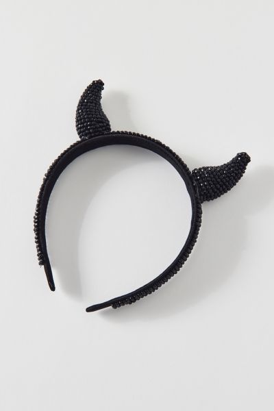 Rhinestone Horn Headband