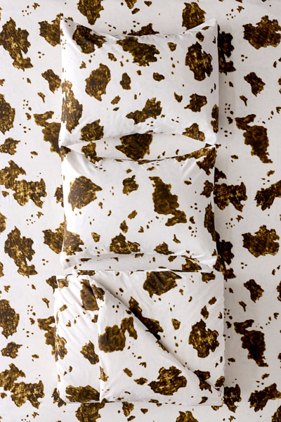 Cow Print Patterned Duvet Cover Set