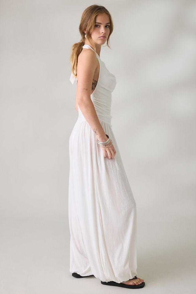 Out From Under Seaside Cotton Cowl Neck Halter Jumpsuit #2