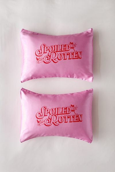 Spoiled Rotten Satin Sham Set