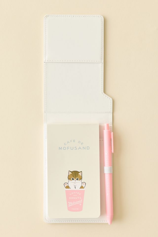Mofusand Pocket Jotter Notebook & Pen Set #1
