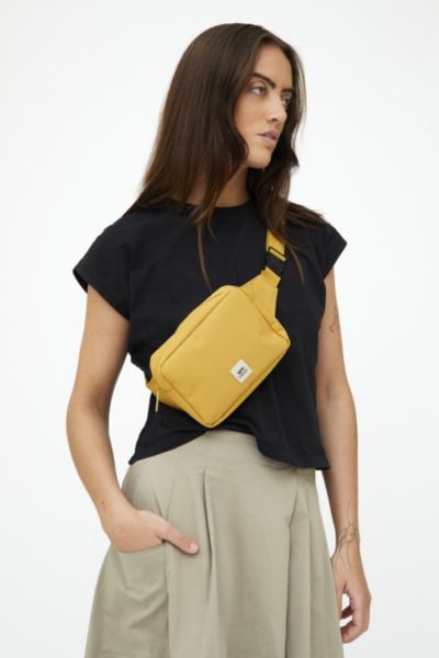 Lefrik Reef Crossbody Bag In Mustard, Women's At Urban Outfitters In Yellow