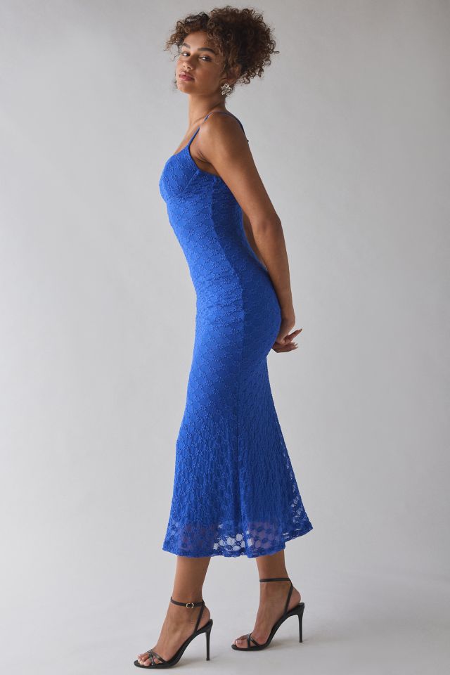 Bardot Adoni Floral Lace Slip Midi Dress #2