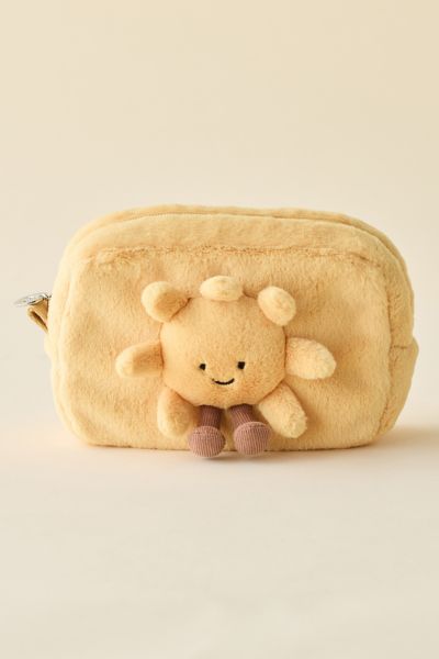 Jellycat Amuseables Sun Plushie Travel Pouch In Yellow, Women's At Urban Outfitters In Yellow