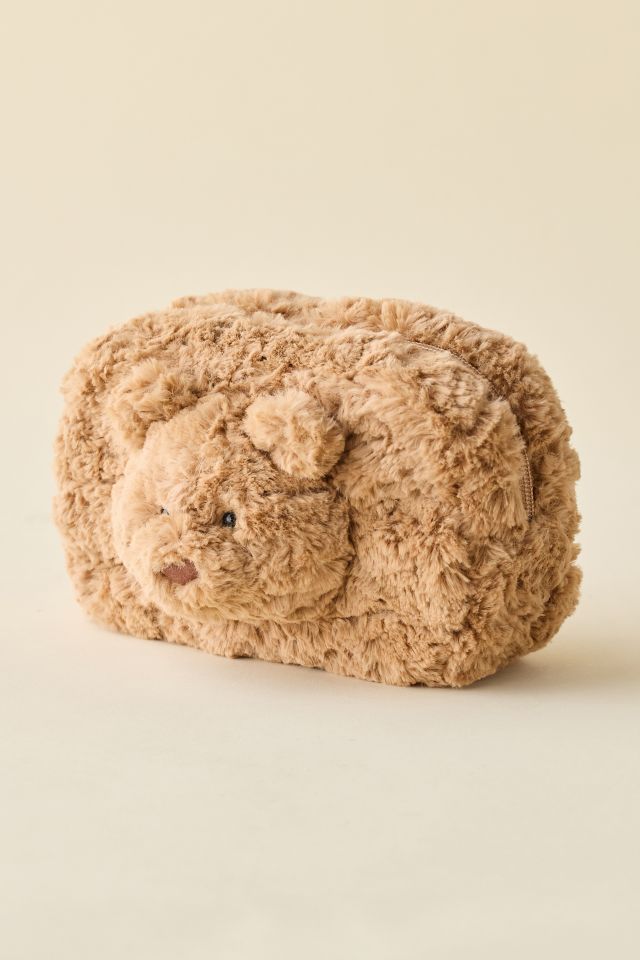 Jellycat Bartholomew Bear Plushie Travel Pouch #1