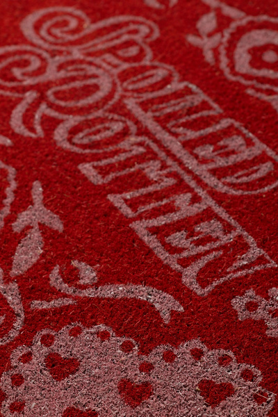 Spoiled Cupid Coir Doormat