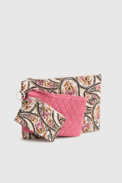 Vera Bradley Quilted Cotton Pouch Organizer Set In Blooming Paisley, Women's At Urban Outfitters In Multi